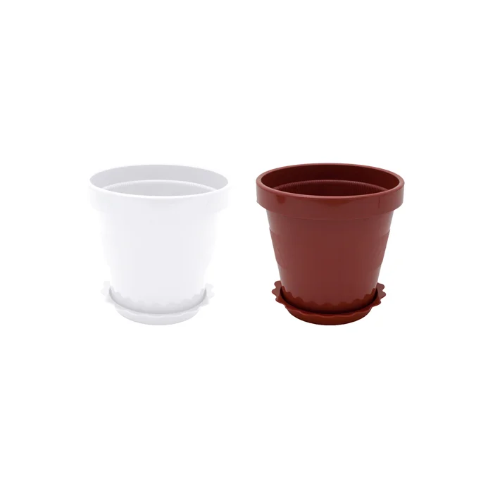 SAKARA Flower Pot w/ Bottom Plate (XL)
